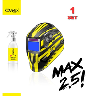 SET 1 Samostmívací svařovací kukla KWX730MAX 2,5! 1/1/1/2 KOWAX + NanocClean 200ml KOWAX