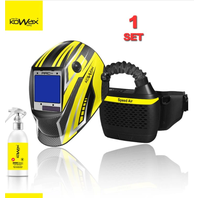 SET 1 Speed Air ARC++ Filtračně ventilační jednotka set + svářecí kukla KWXSA820ARC++ a NanoClean KOWAX