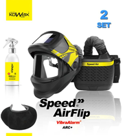 SET 2 Speed Air Flip Filtračně ventilační jednotka + FlipARC+ 1/1/1/1 + NanoClean 200ml + ochrana krku KOWAX